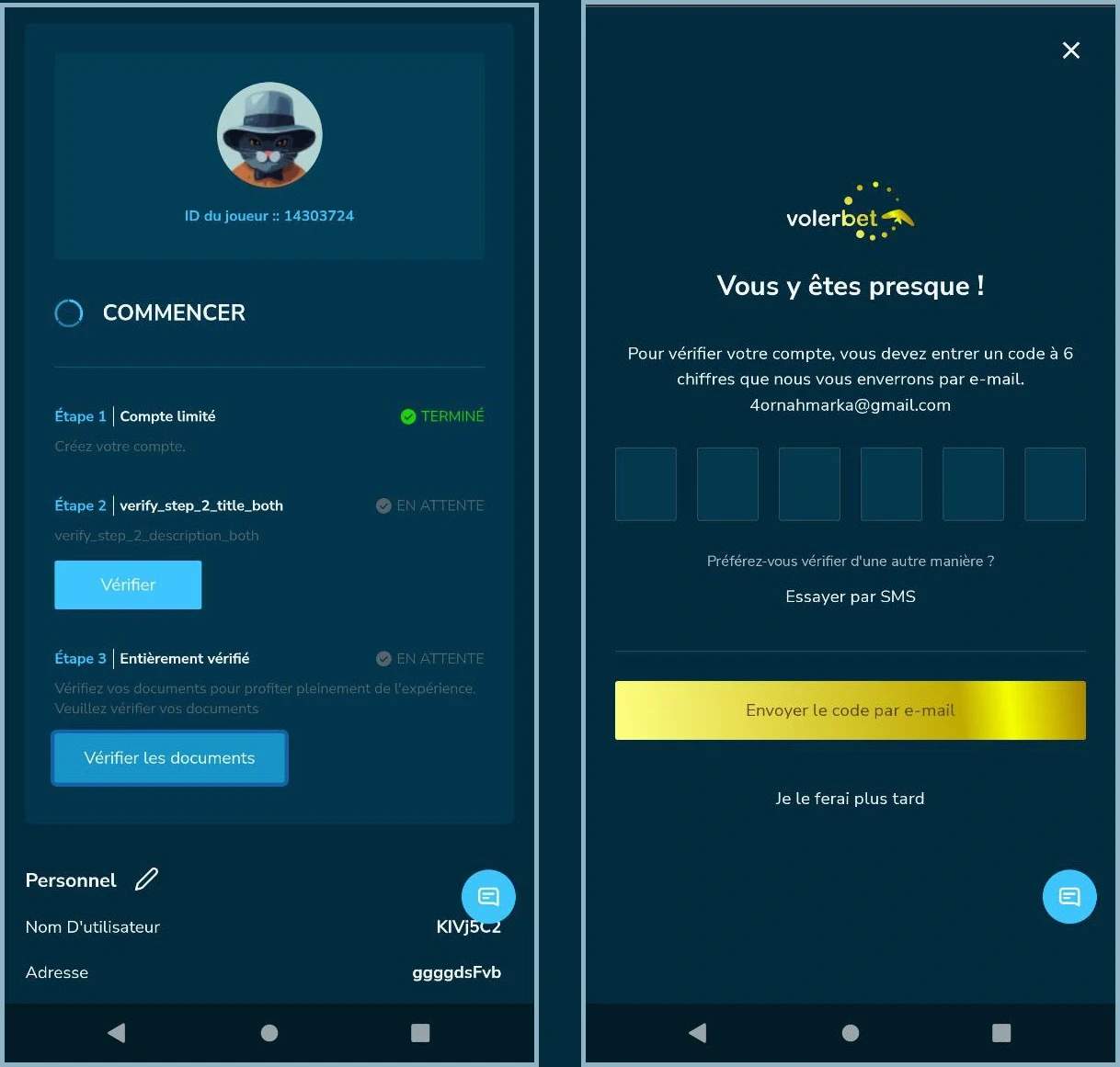 Aperçu des certificats de sécurité chez VolerBet